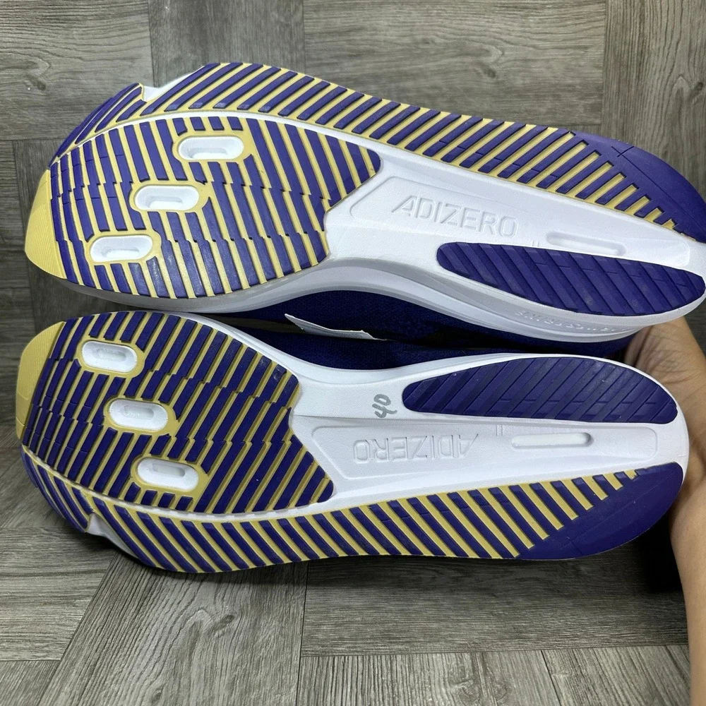 Adidas Adizero SL2 Running Shoes Mens 16 Washington Huskies Purple Gold NEW